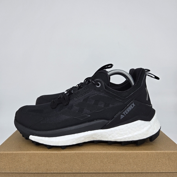 adidas Terrex Free Hiker 2.0 Low Core Black Women's Trail Running Shoes Size 7 - Picture 1 of 8